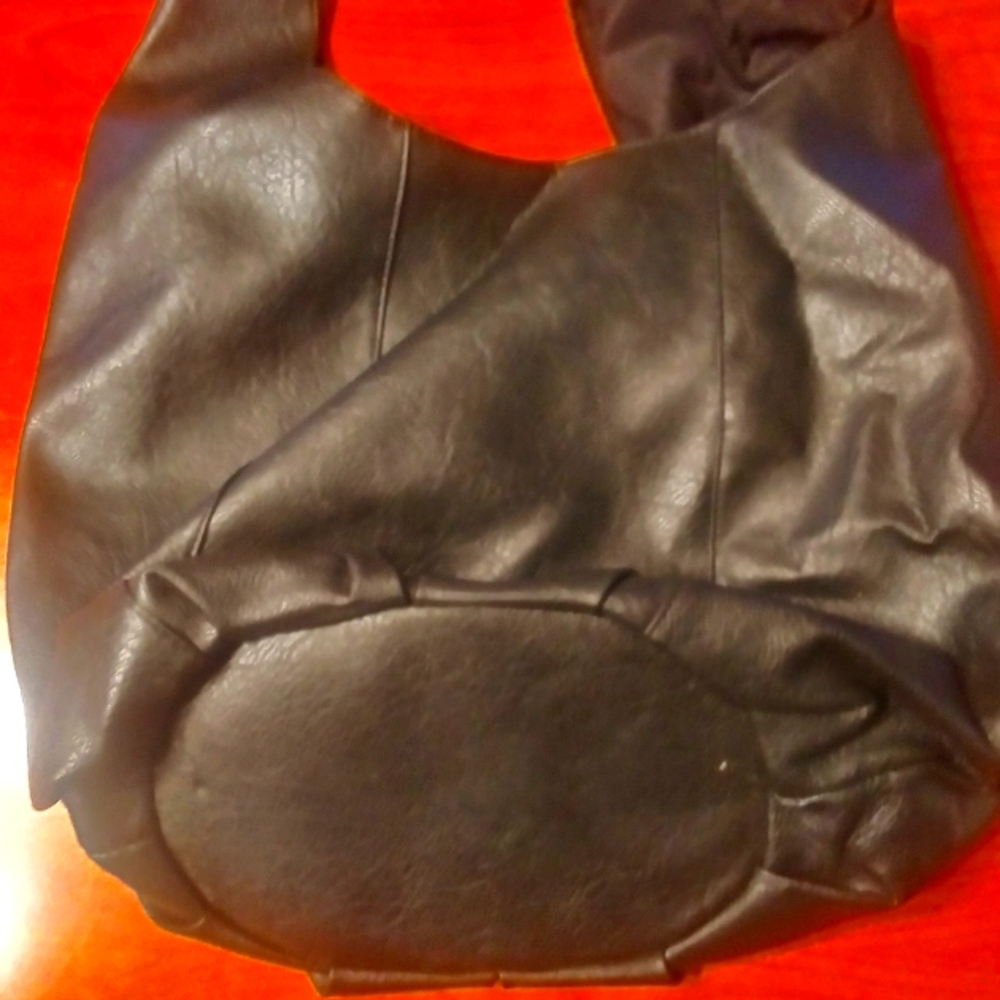 A black purse
